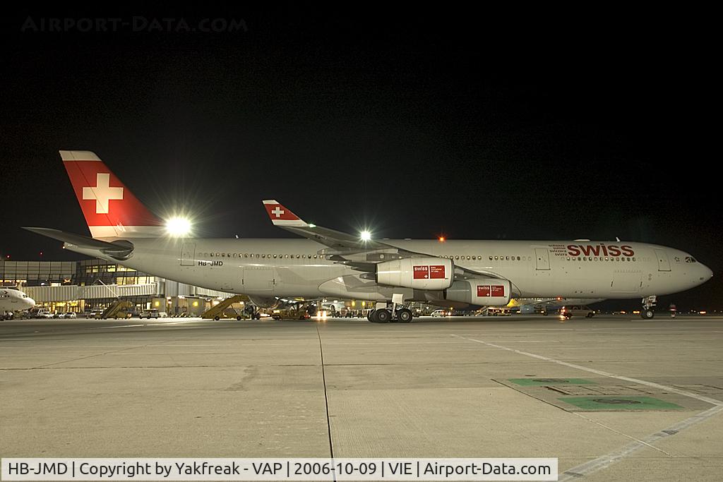 HB-JMD, 2003 Airbus A340-313 C/N 556, Swiss Airbus 340-300