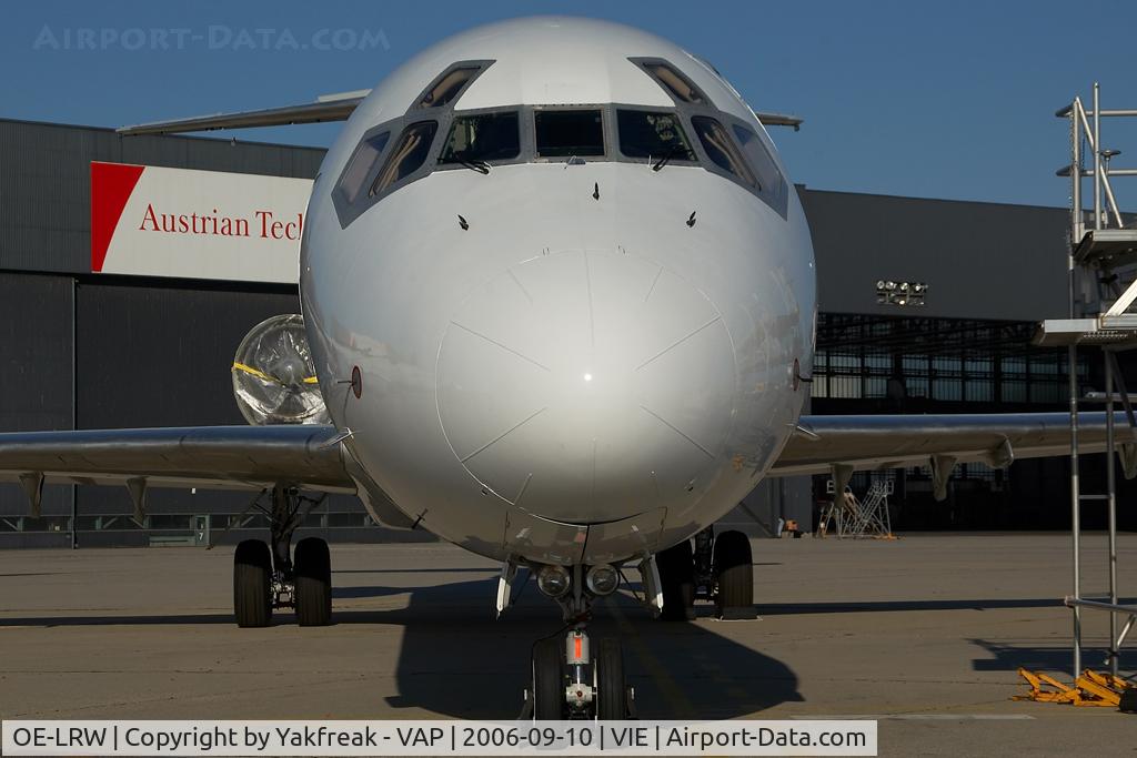 OE-LRW, 1989 McDonnell Douglas MD-83 (DC-9-83) C/N 49629, Map jet MD80