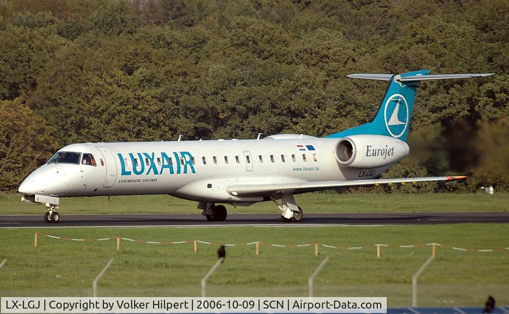 LX-LGJ, 2001 Embraer EMB-145LU (ERJ-145LU) C/N 145395, Embraer ERJ-145LU