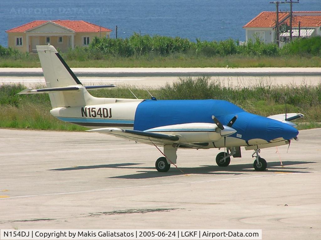 N154DJ, 1983 Cessna T303 Crusader C/N T303-00230, resting at EFL apron