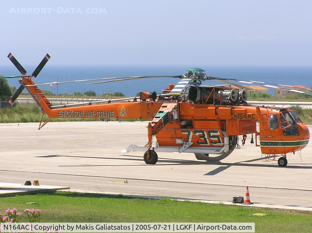 N164AC, 1968 Sikorsky S-64E C/N 64034D, 'Incredible Hulk'