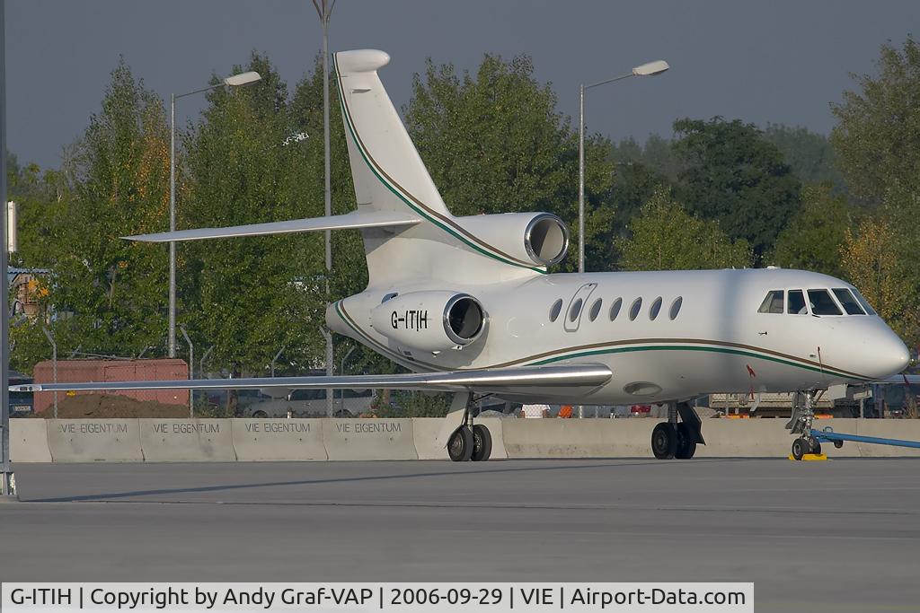 G-ITIH, 1998 Dassault Falcon 50EX C/N 268, GAC West at Vienna International Airport