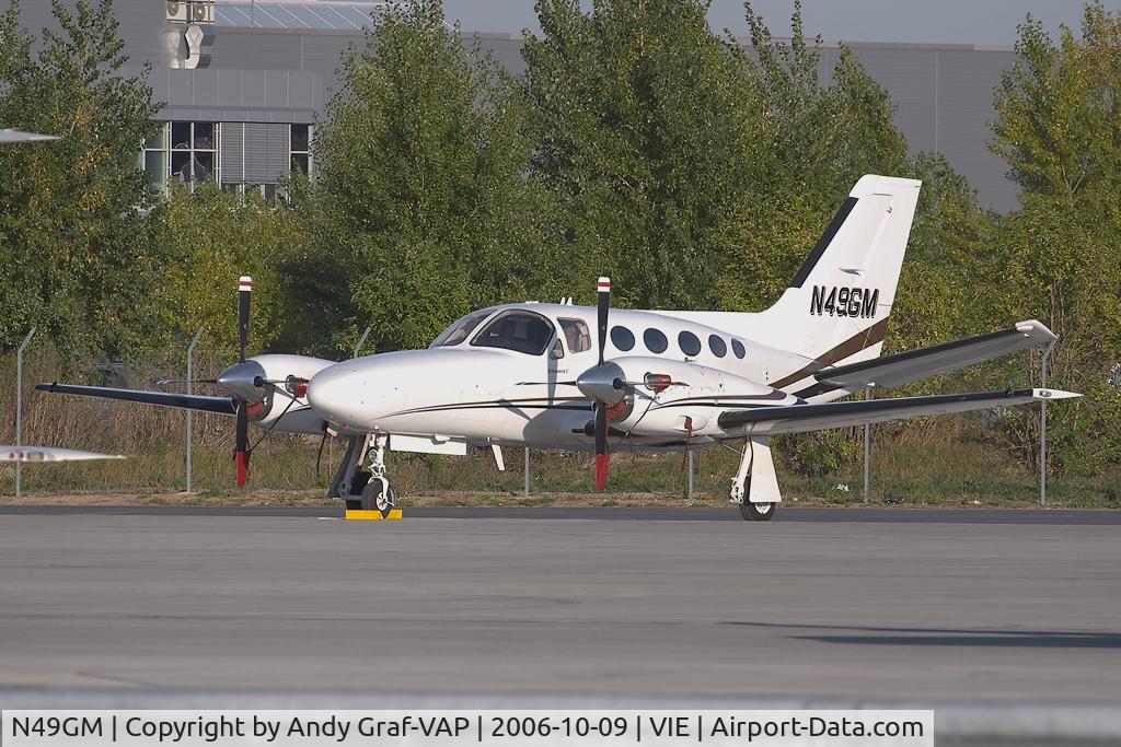 N49GM, 1982 Cessna 425 Conquest I C/N 425-0165, GAC West at Vienna International Airport
