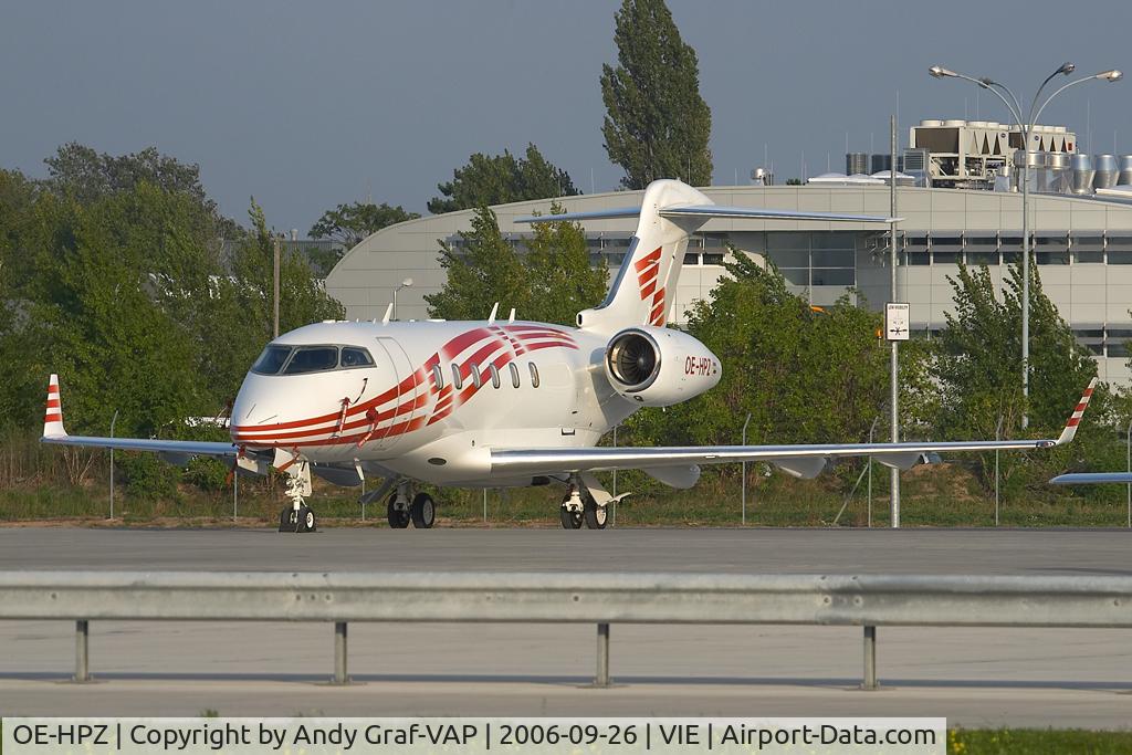OE-HPZ, 2005 Bombardier Challenger 300 (BD-100-1A10) C/N 20047, GAC West at Vienna International Airport