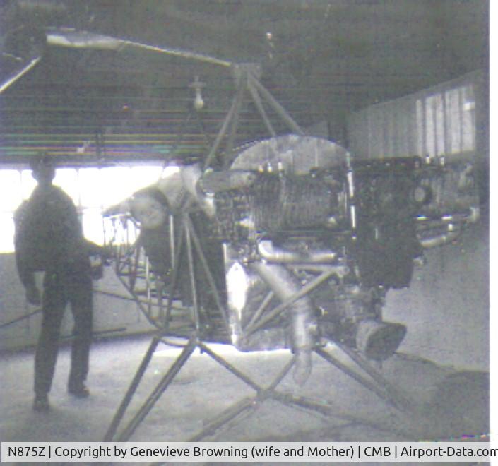 N875Z, 1962 Corben Baby Ace C/N 61-101, My little brother Terry, and Vernon learning to navigate