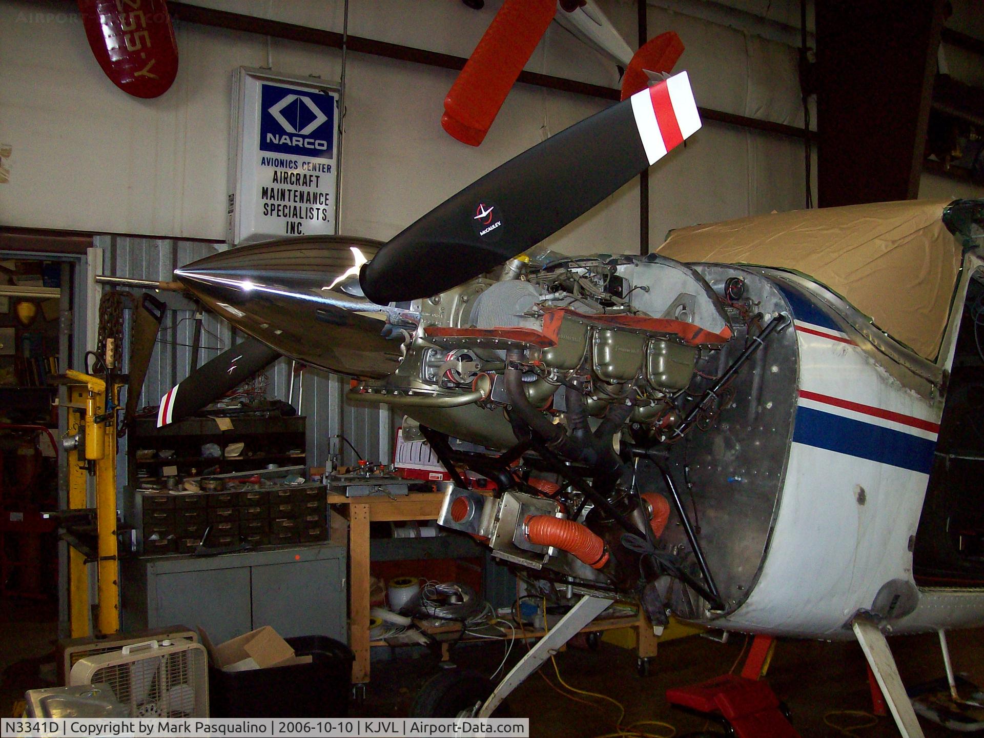 N3341D, 1955 Cessna 180 C/N 32139, Cessna 180   New propeller and spinner installed