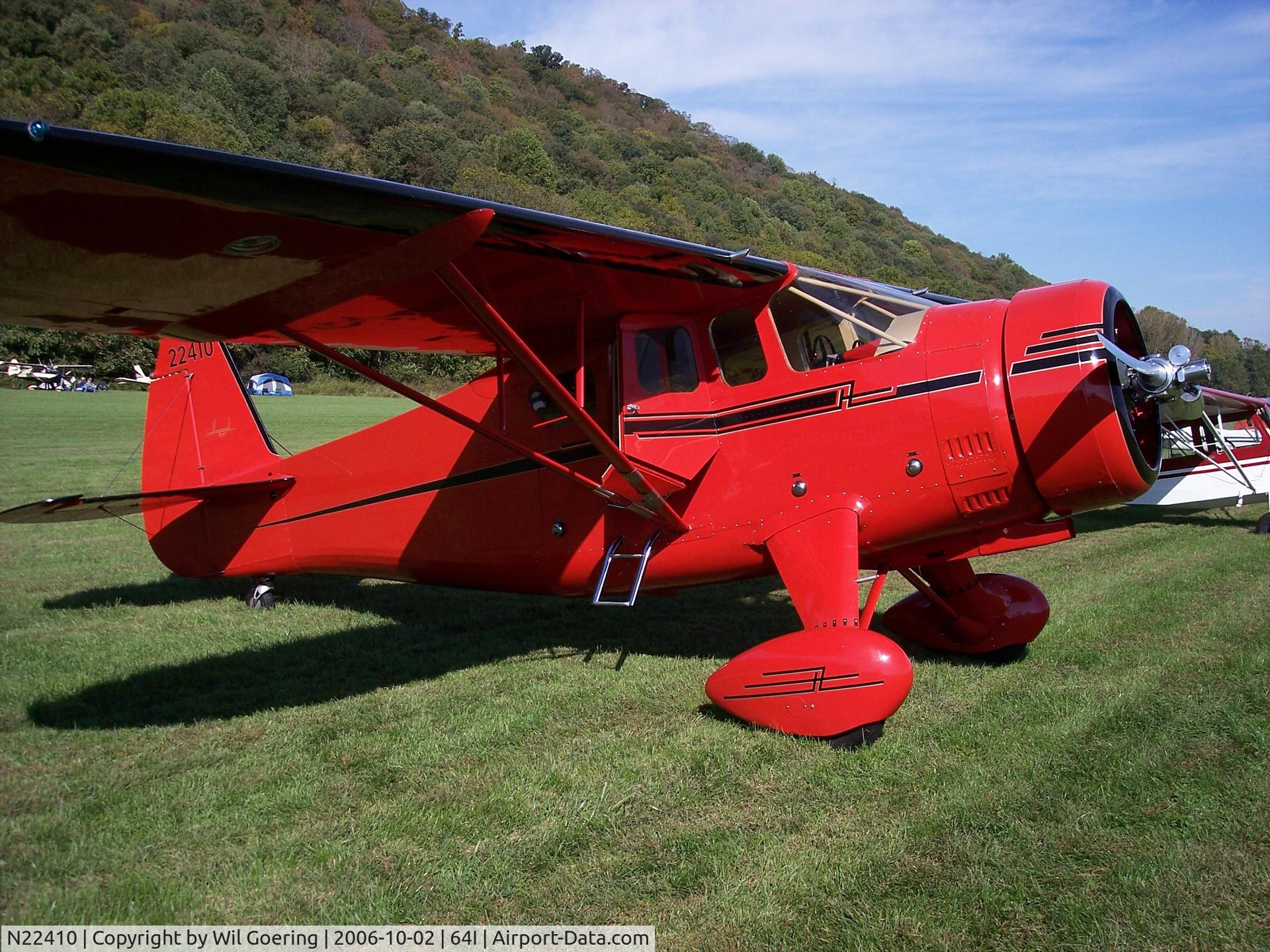 N22410, 1940 Howard Aircraft DGA-15P C/N 509, Howard at lee bottom Flying field