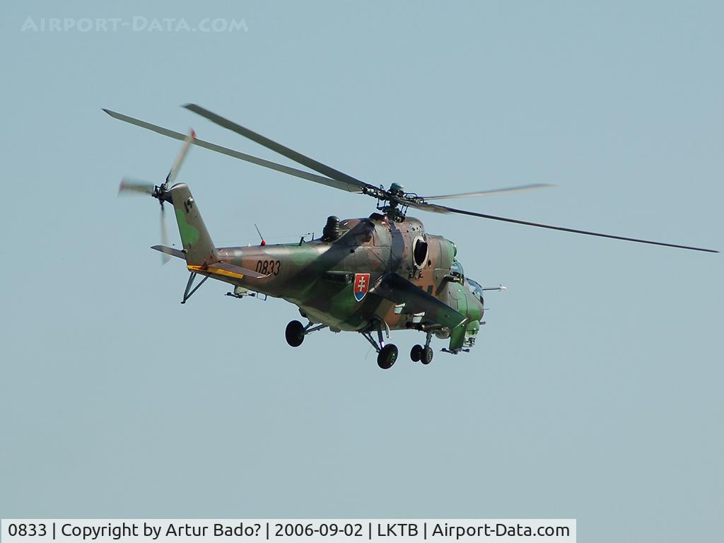 0833, Mil Mi-24V Hind E C/N 730833, Slovakia Air Force