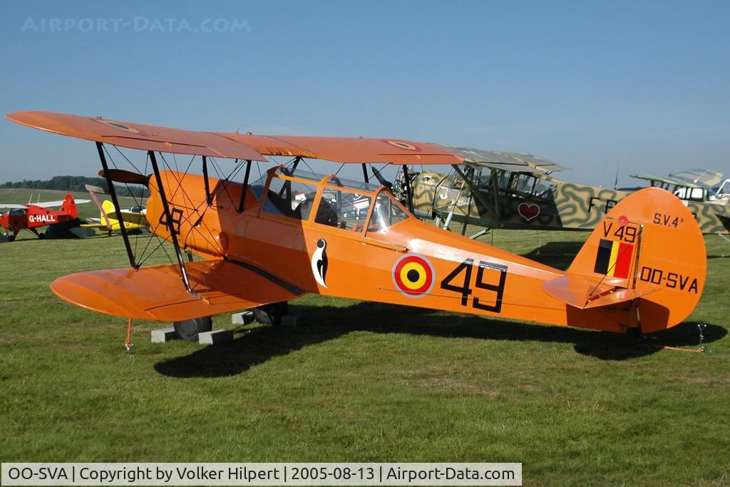 OO-SVA, 1953 Stampe-Vertongen SV-4B C/N 1191, Stampe SV4B
