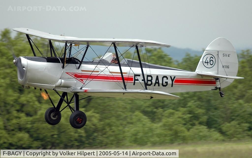 F-BAGY, Stampe-Vertongen SV-4A C/N 1116, Stampe SV4