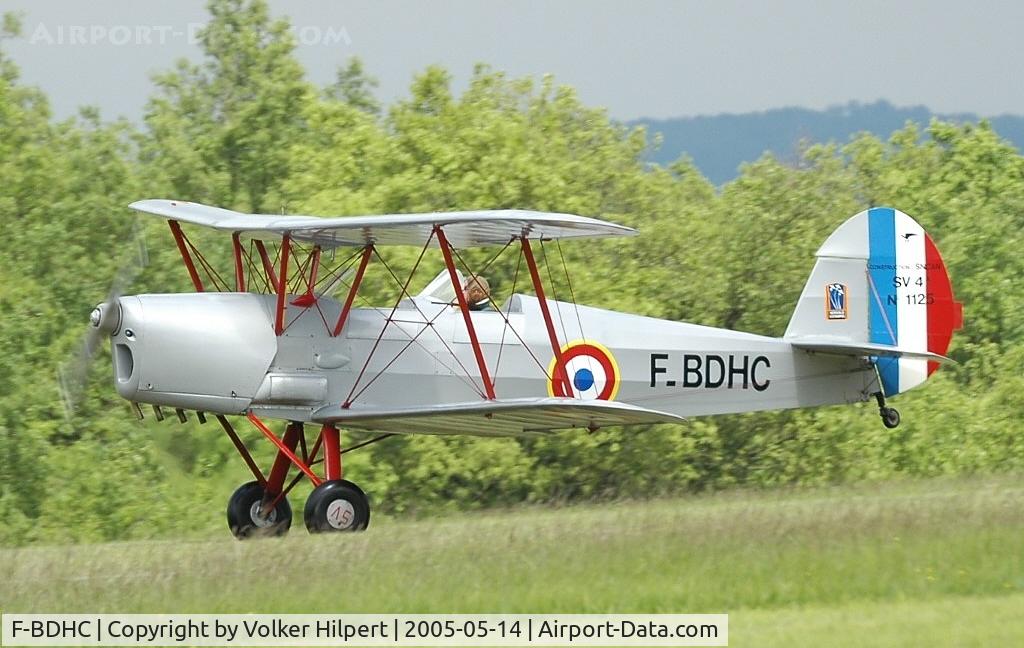 F-BDHC, Stampe-Vertongen SV-4A C/N 1125, Stampe SV4