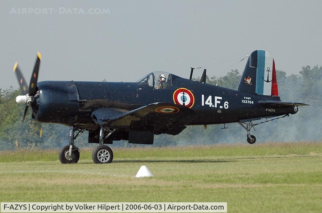 F-AZYS, Vought F4U-5N Corsair C/N Not found (Bu124541), Chance-Vought F4U-7 Corsair