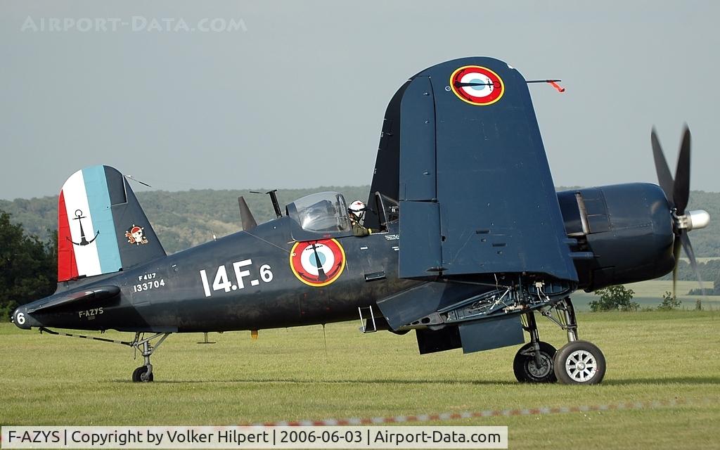 F-AZYS, Vought F4U-5N Corsair C/N Not found (Bu124541), Chance-Vought F4U-7 Corsair