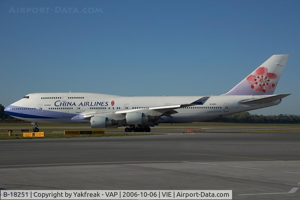 B-18251, 1995 Boeing 747-406 C/N 27965, China Airlines Boeing 747-400