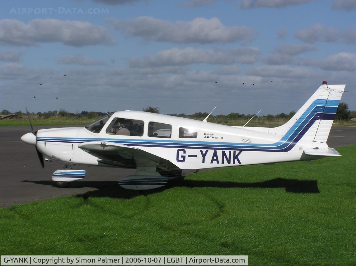 G-YANK, 1979 Piper PA-28-181 Cherokee Archer II C/N 28-8090163, PA28 at Turweston