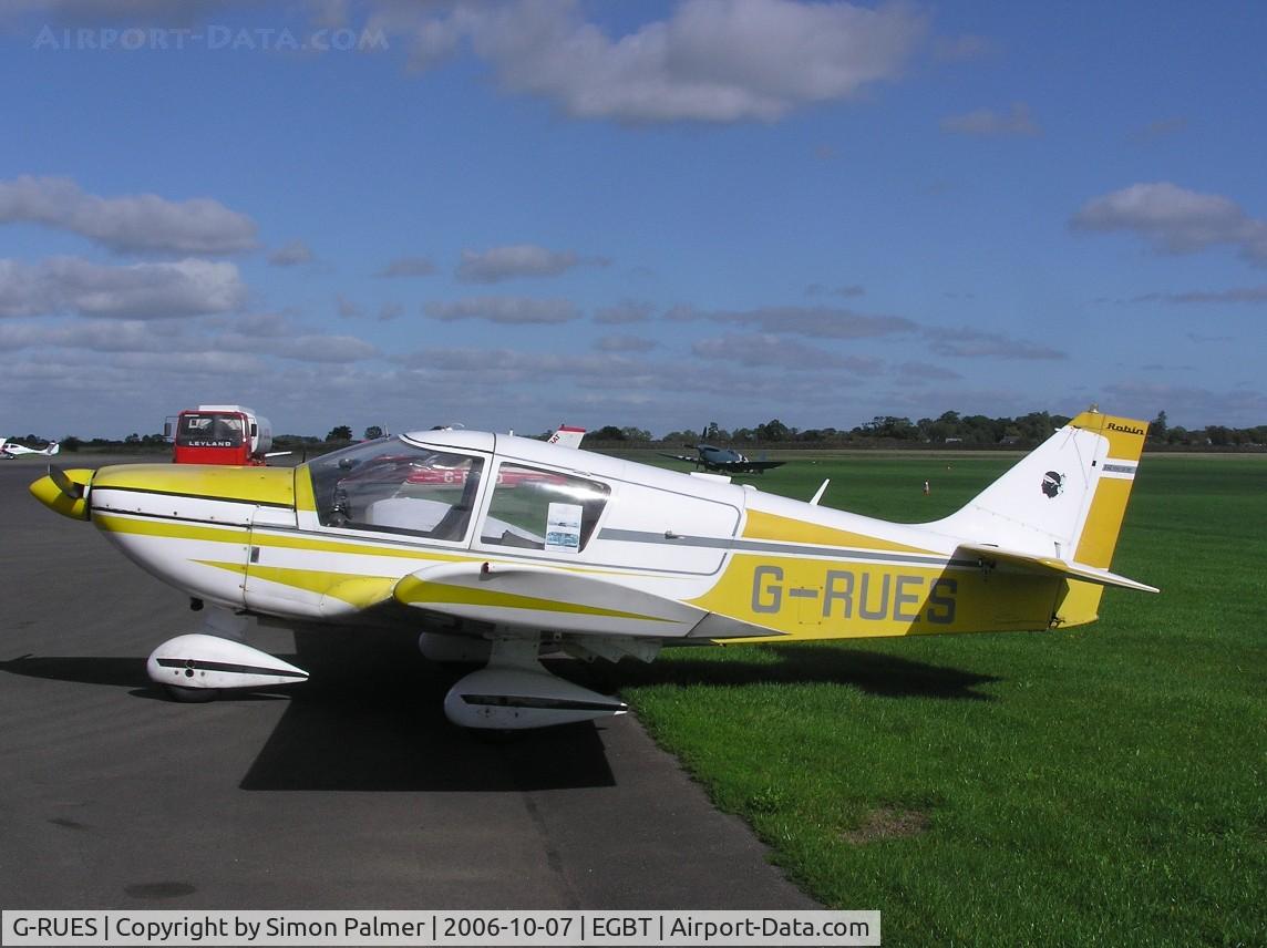 G-RUES, 1973 Robin HR-100-210 Safari C/N 185, Robin HR100 at Turweston