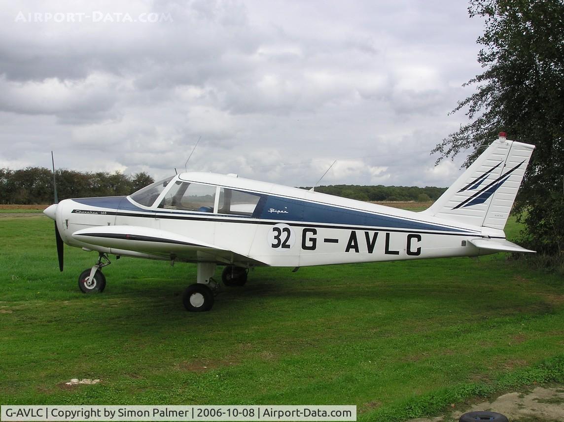 G-AVLC, 1967 Piper PA-28-140 Cherokee C/N 28-23178, PA28 Cherokee at Spanhoe