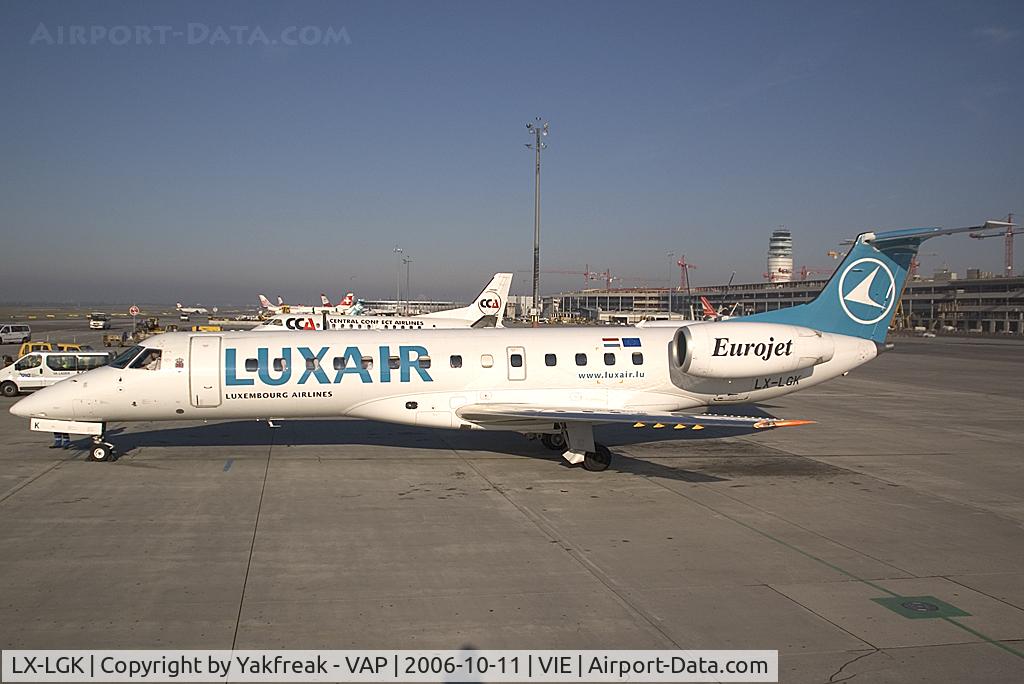 LX-LGK, 2005 Embraer ERJ-135LR (EMB-135LR) C/N 14500886, Luxair Embraer 135