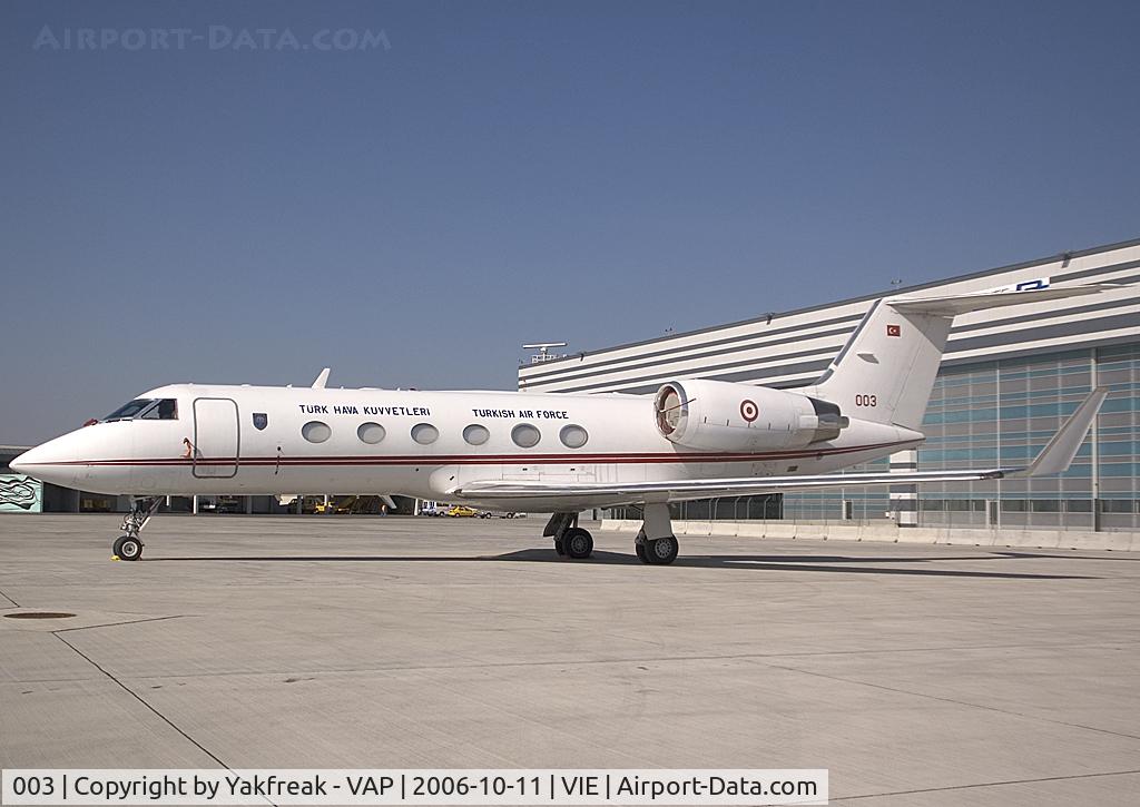 003, 1992 Gulfstream Gulfstream IV C/N 1163, Turkish Air Force Gulfstream 4