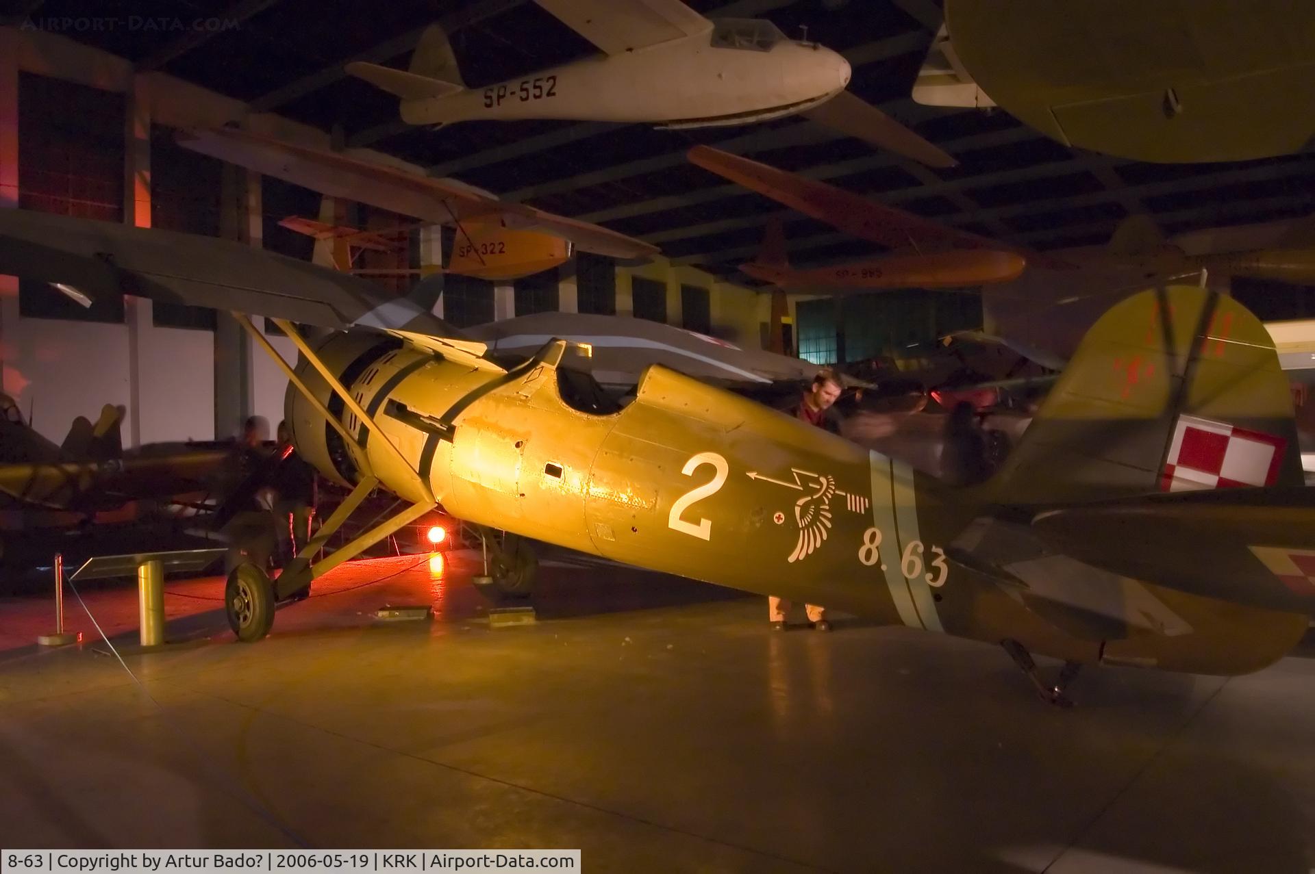 8-63, 1935 PZL P.11C C/N 562, 2
