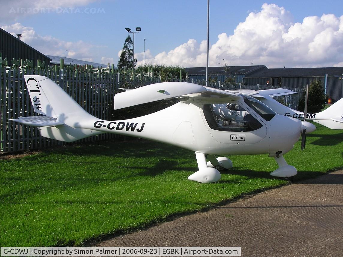 G-CDWJ, 2006 Flight Design CTSW C/N 8157, CT2 resident at Sywell