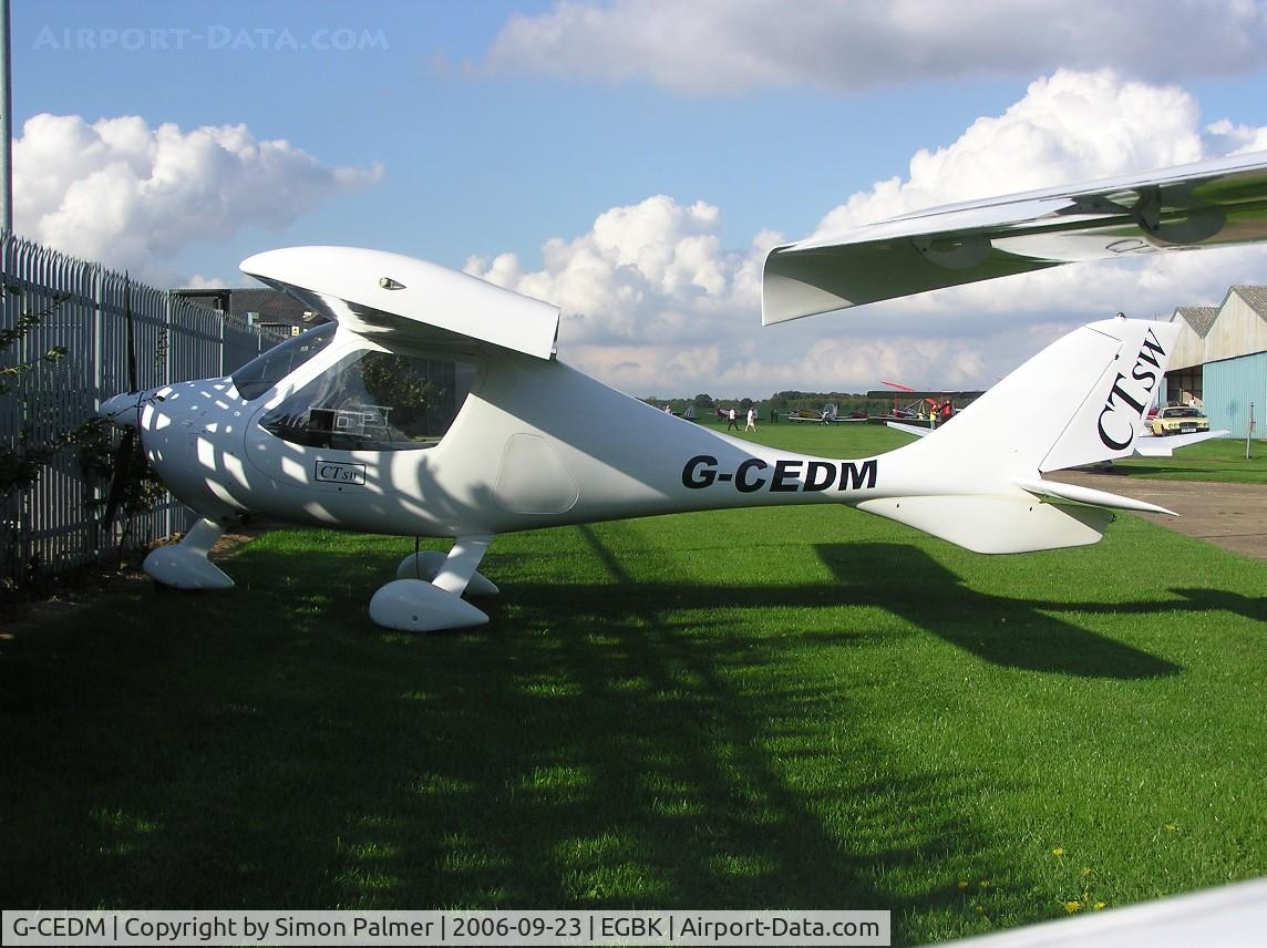 G-CEDM, 2006 Flight Design CTSW C/N 8214, Resident CT2 at Sywell
