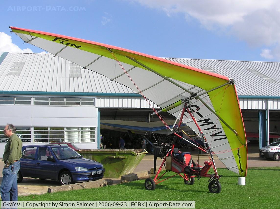 G-MYVI, 1994 Air Creation Ultraflight Fun 18S GTBIS C/N 94/004, Resident microlight at Sywell