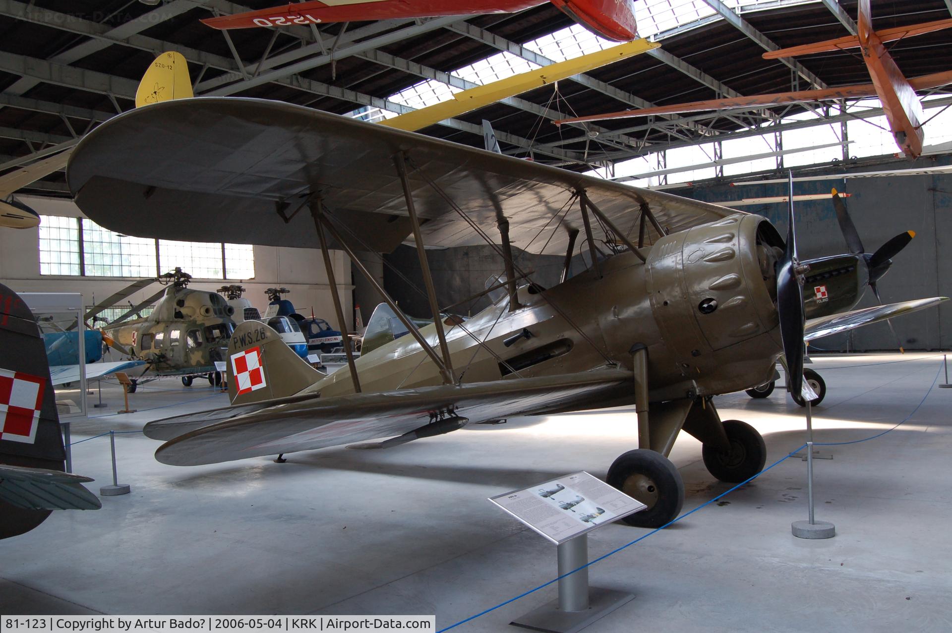 81-123, 1937 Podlanska Wytwomia Samolotow (PWS) PWS 26 C/N 81-123, P.W.S. 26