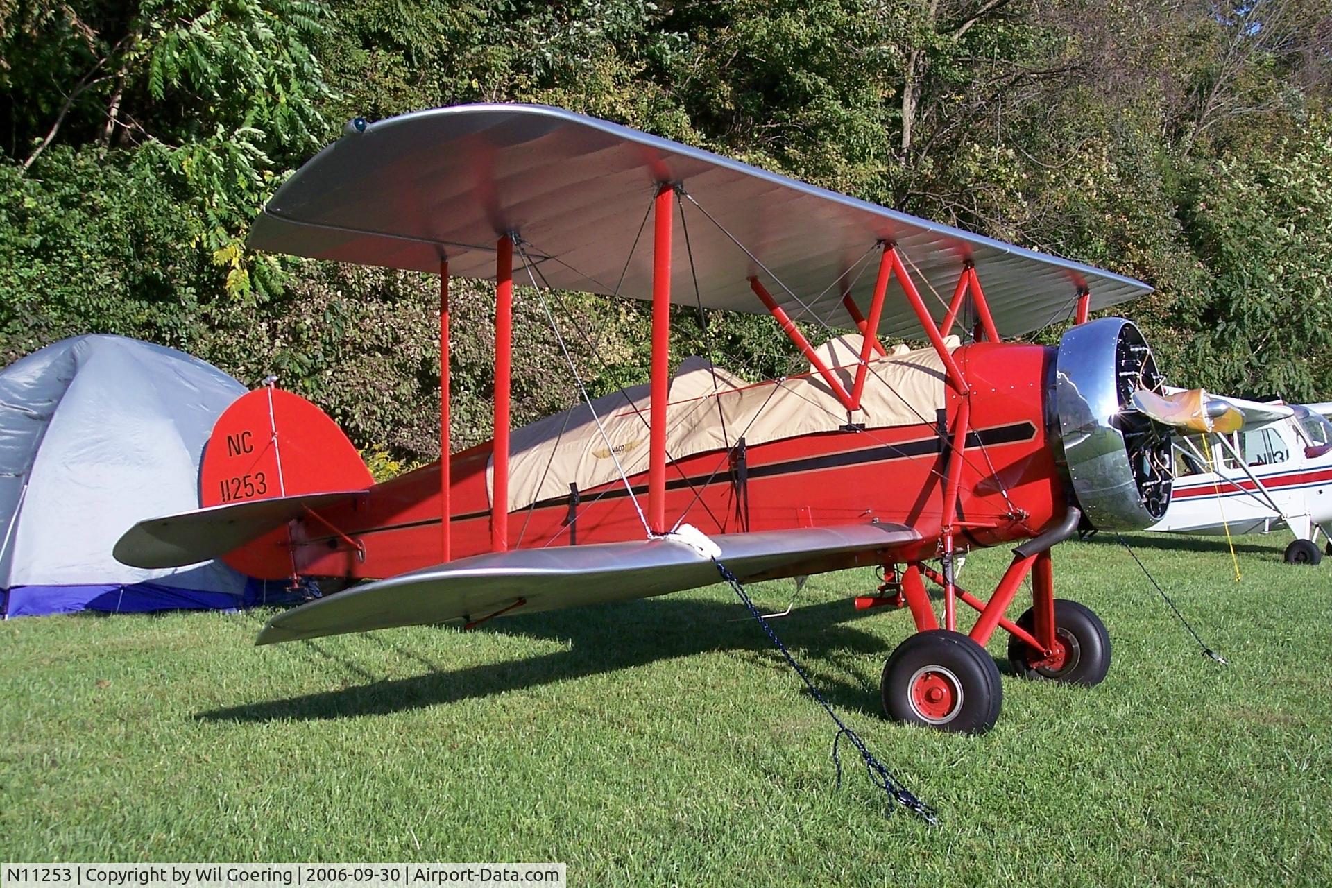 N11253, 1931 Waco ASO C/N 3212, At Lee Bottom Flying Field