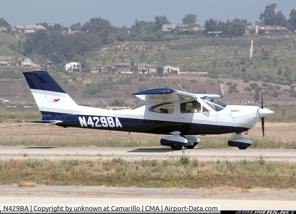 N429BA, Cessna 177B Cardinal C/N 17702654, !977 Cessna Cardinal ll based in Long Beach, CA