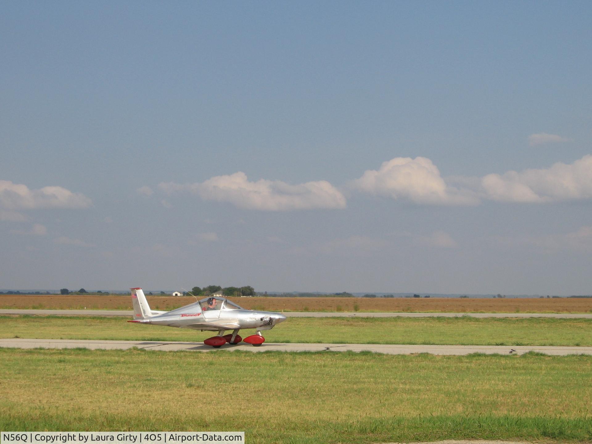 N56Q, 1998 Hummel Hummel Bird C/N HB-01, bringing it home
