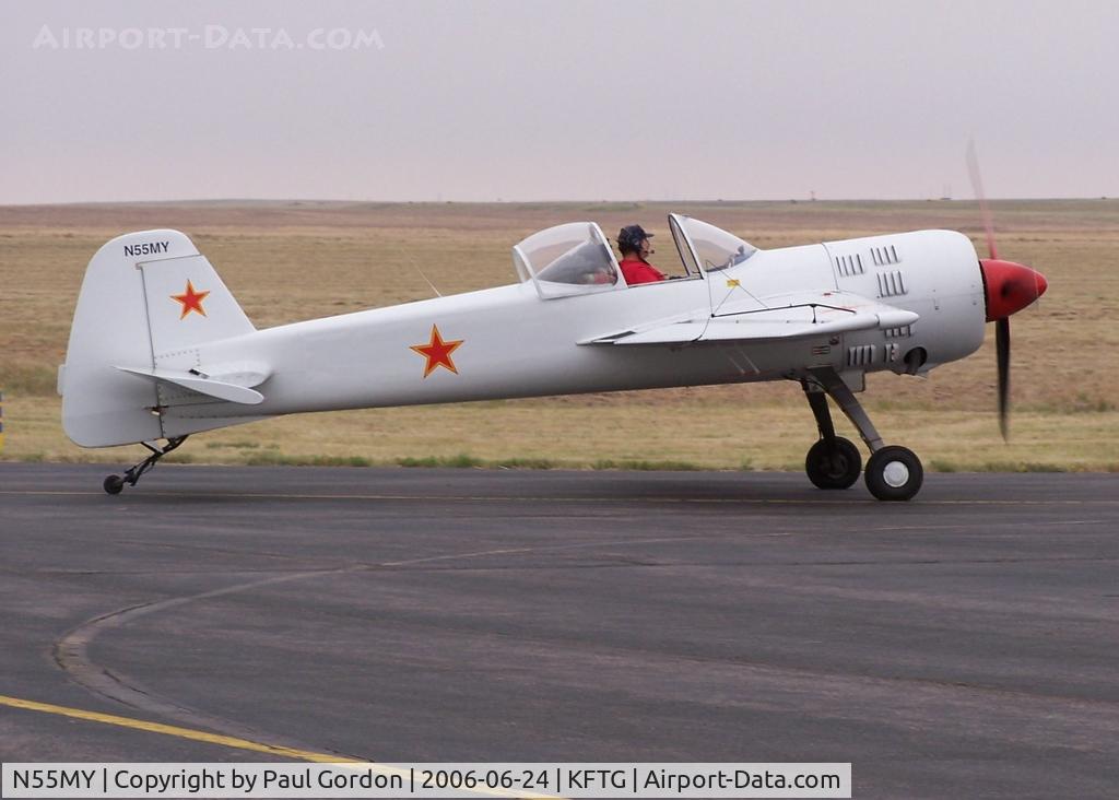N55MY, 1992 Yakovlev YAK-55M C/N 920401, Owned by Dennis Whitmer