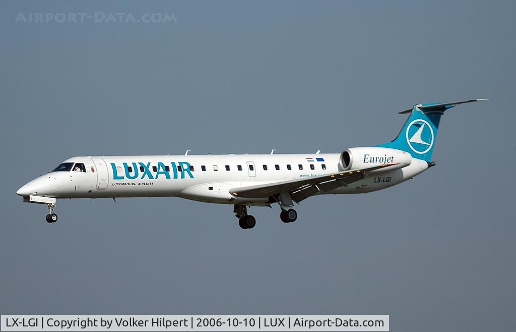 LX-LGI, 2000 Embraer EMB-145LU (ERJ-145LU) C/N 145369, Embraer ERJ-145LU