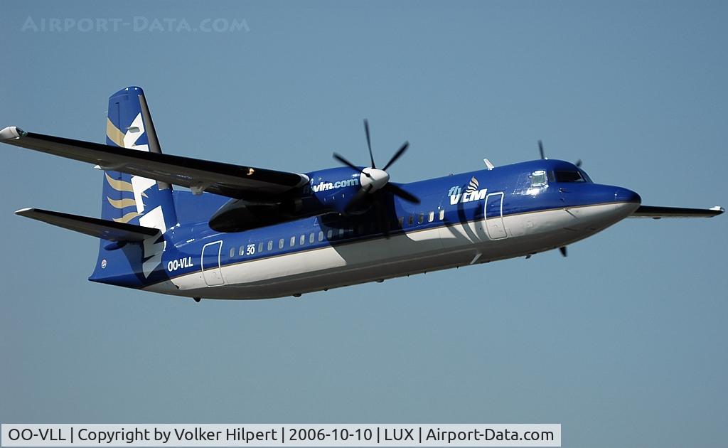 OO-VLL, 1989 Fokker 50 C/N 20144, Fokker F50