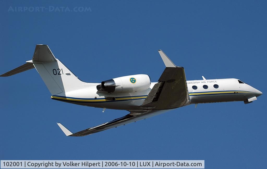 102001, 1987 Gulfstream Aerospace G-IV (Tp102C) C/N 1014, Gulfstream Aerospace Gulfstream IV of the Swedish Air Force