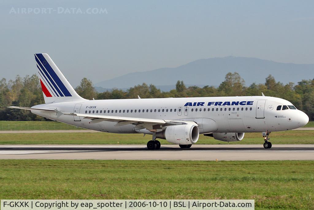 F-GKXK, 2003 Airbus A320-214 C/N 2140, departing to Paris-Orly