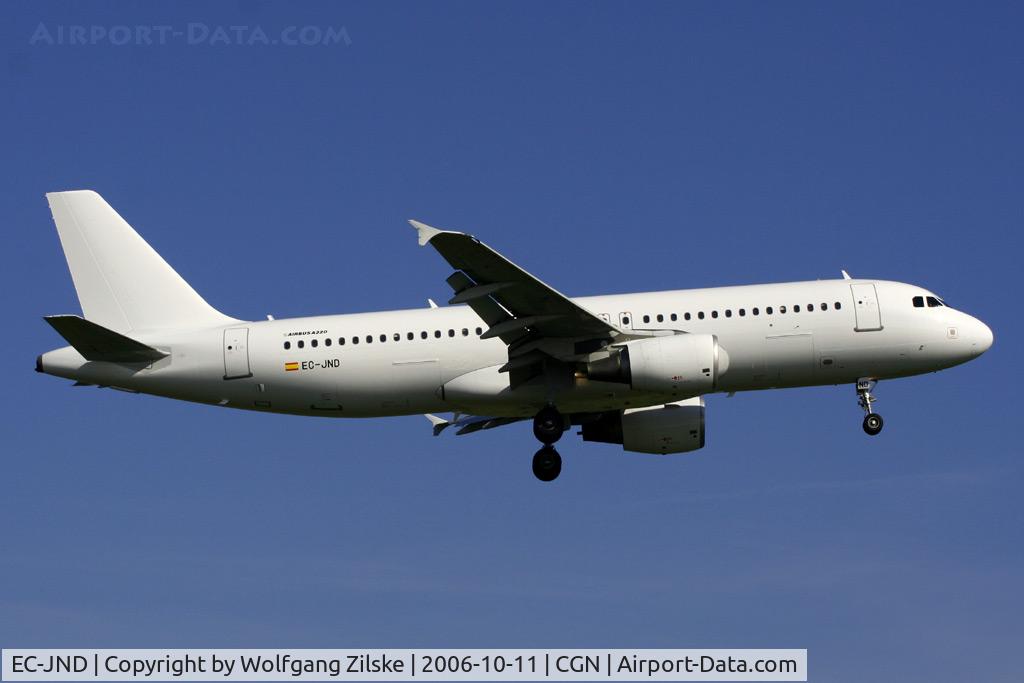 EC-JND, 2001 Airbus A320-214 C/N 1657, visitor