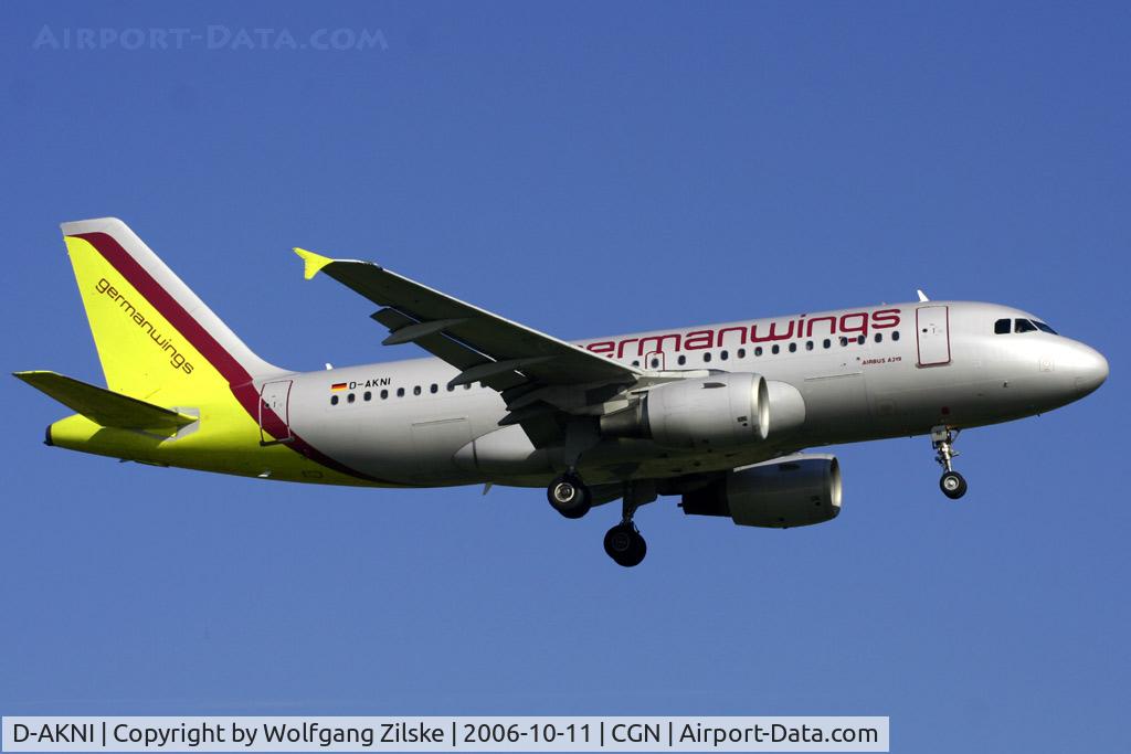 D-AKNI, 1999 Airbus A319-112 C/N 1016, visitor