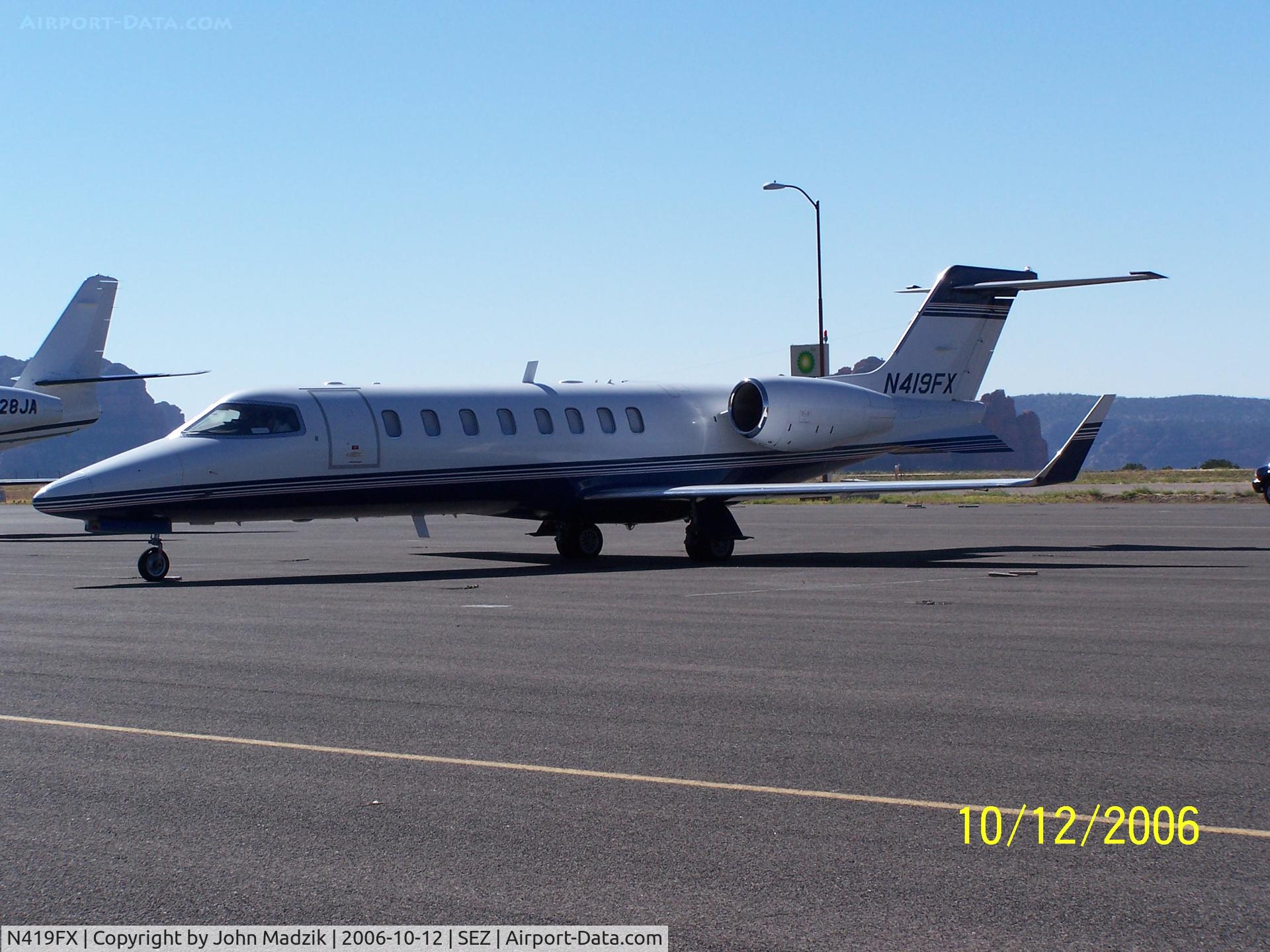 N419FX, 2000 Learjet 45 C/N 125, Sedona Airport