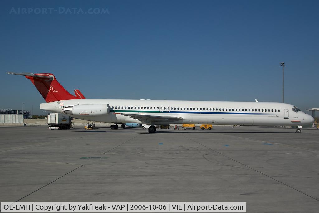 OE-LMH, 1990 McDonnell Douglas MD-83 (DC-9-83) C/N 49933, Map Jets MD80