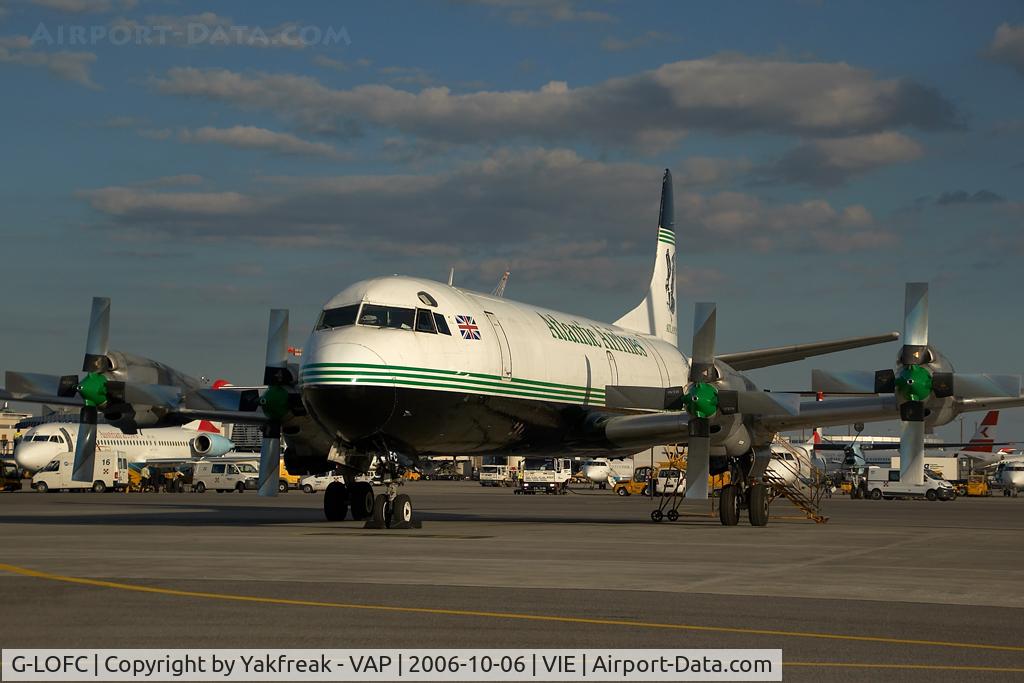 G-LOFC, 1959 Lockheed L-188C(F) Electra C/N 1100, Atlantic Airlines Lockheed Electra