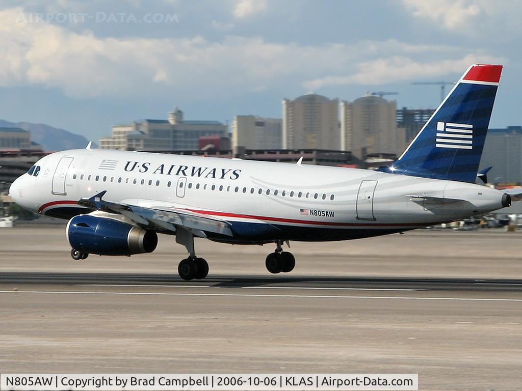 N805AW, 1999 Airbus A319-132 C/N 1049, US Airways / 1999 Airbus Industrie A319-132