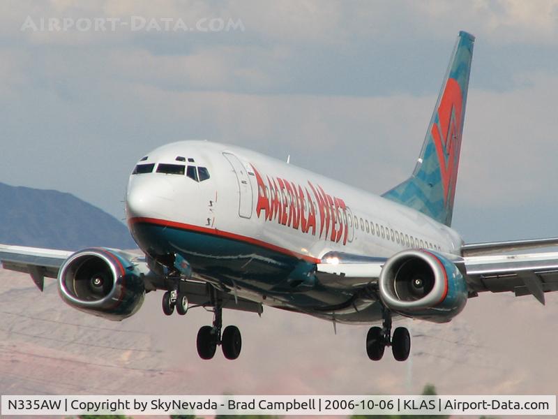 N335AW, 1998 Boeing 737-3U3 C/N 28740, America West / 1998 Boeing 737-3U3