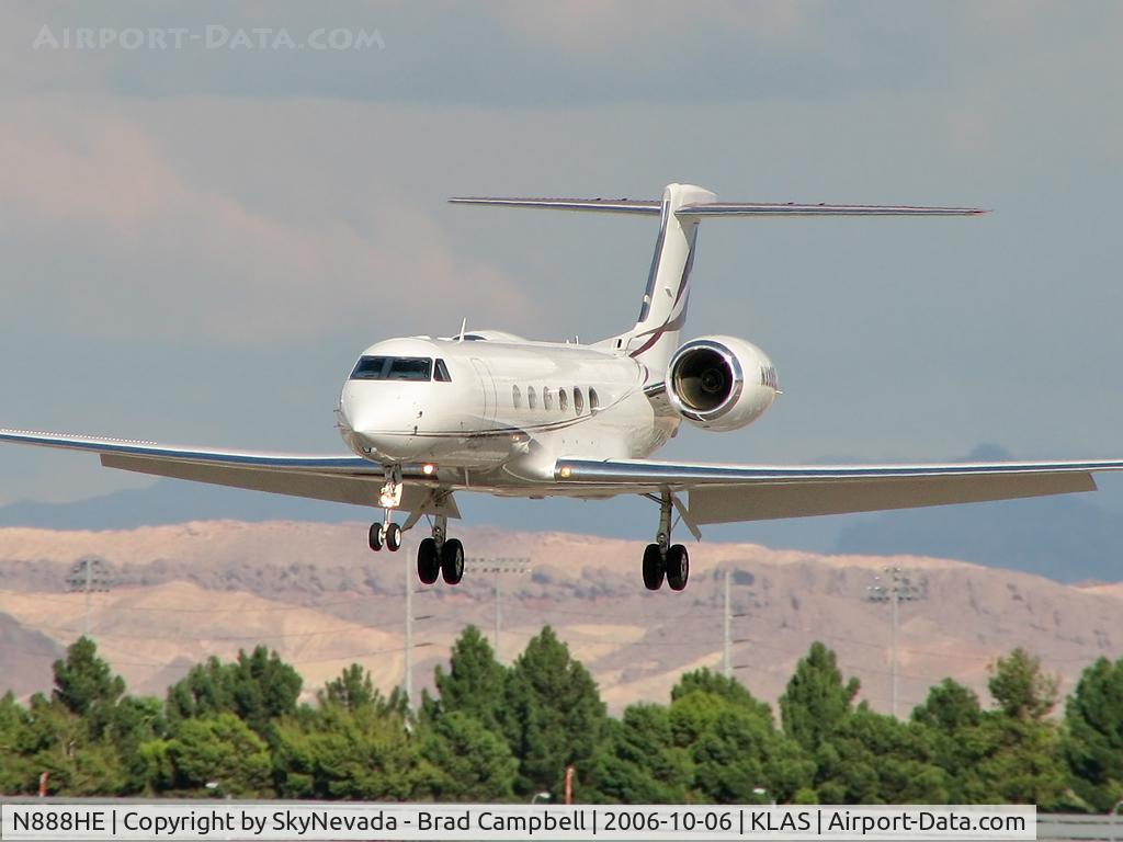 N888HE, 2001 Gulfstream Aerospace G-V C/N 638, Harrah's / 2001 Gulfstream Aerospace G-V