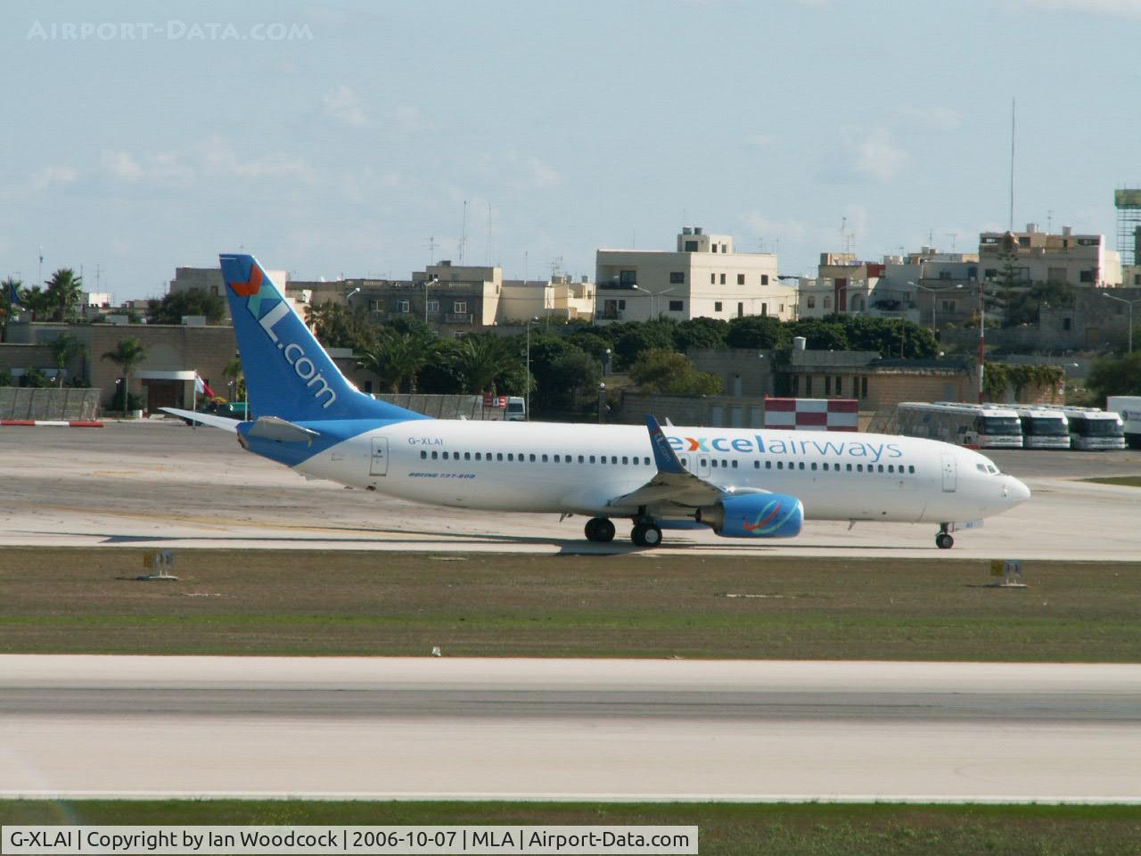 G-XLAI, 2006 Boeing 737-8Q8 C/N 30702, B 737 8Q8 Excel Airways at Luqa-Malta
