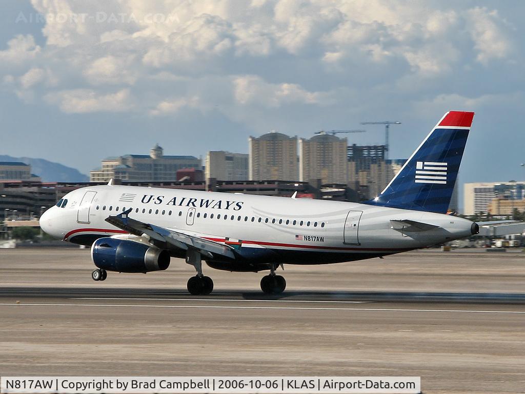N817AW, 2000 Airbus A319-132 C/N 1373, US Airways / 2000 Airbus Industrie A319-132