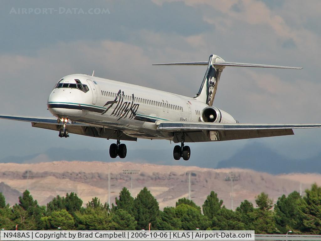 N948AS, 1990 McDonnell Douglas MD-83 (DC-9-83) C/N 53021, Alaska Airlines / 1990 McDonnell Douglas DC-9-83(MD-83)
