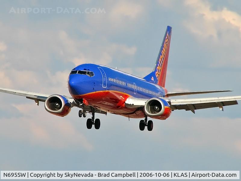 N695SW, 1986 Boeing 737-3Q8 C/N 23506, Southwest Airlines / 1986 Boeing 737-3Q8