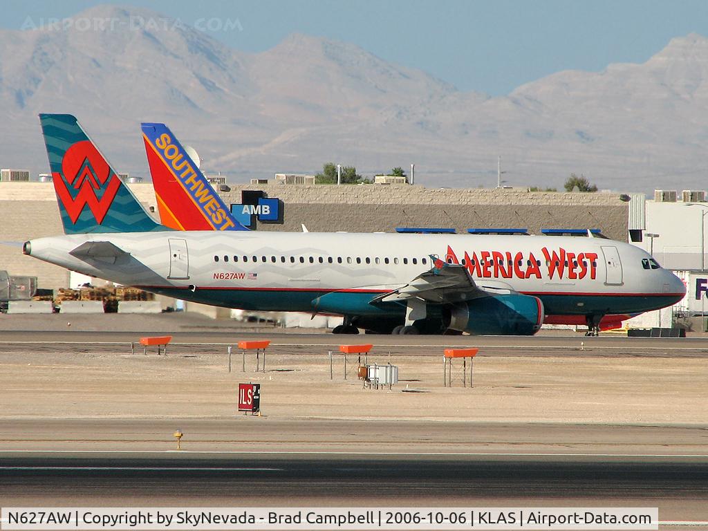 N627AW, 1989 Airbus A320-231 C/N 66, America West / 1989 Airbus Industrie A320-231 / ...with a new Southwest tail added!