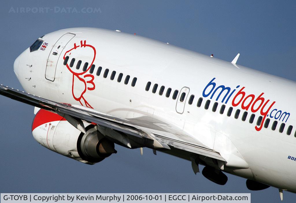 G-TOYB, 1994 Boeing 737-3Q8 C/N 26311, Close up on Baby 737